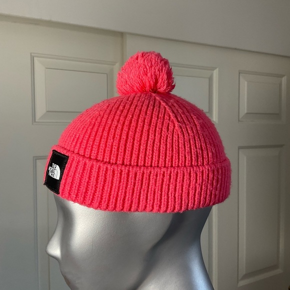 The North Face Littles Toddler Box Logo Pom Beanie Hat - Picture 2 of 6